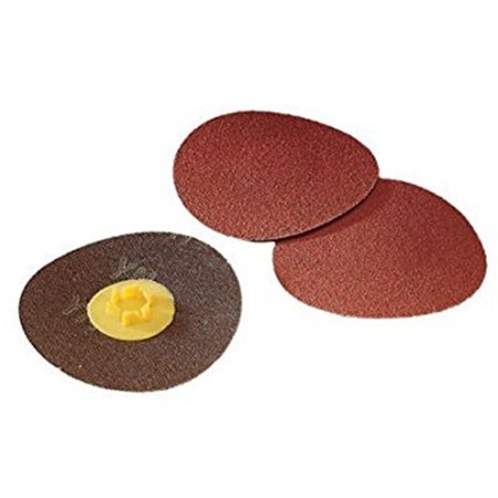 PINPOINT Abrasive  1 in. Cubitron 963G Coated Ceramic Quick Change Disc Yellow Button PI432747